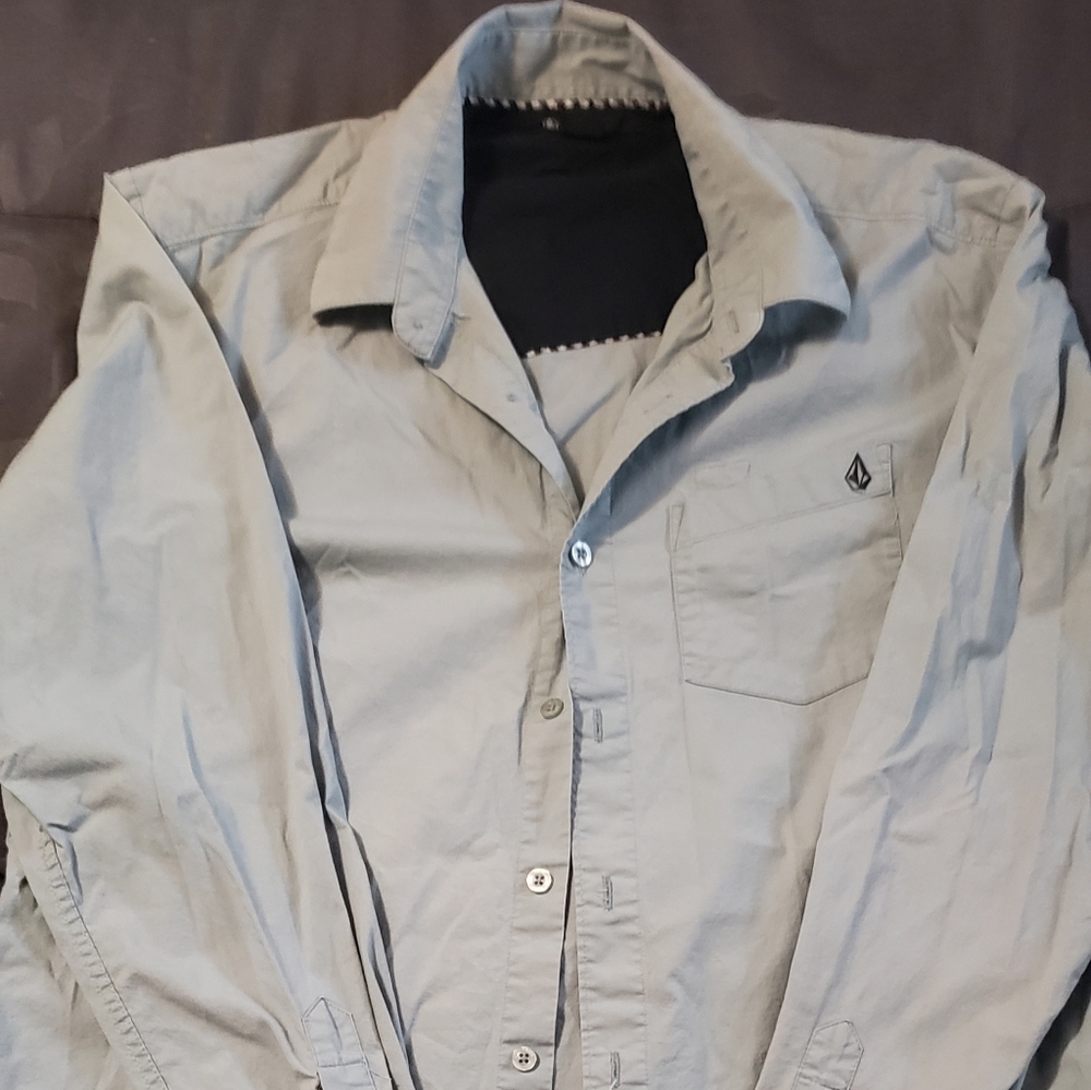 Volcom dress button up shirt